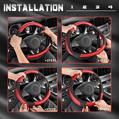SEG Direct Car Steering Wheel Cover - Image 6