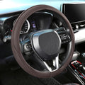 SEG Direct Steering Wheel Cover 14.5-15 inch Standard Size Chocolate Brown by SEGDirect