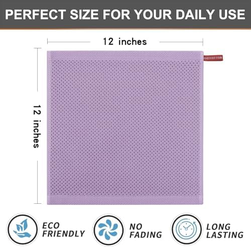 Kitinjoy 100% Cotton Waffle 6-Pack Kitchen Towels - Image 5