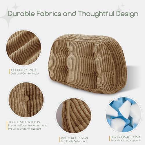 HIGOGOGO Lumbar Support Pillow for Recliner Chair/Accent Chair/Couch/Office - Image 4