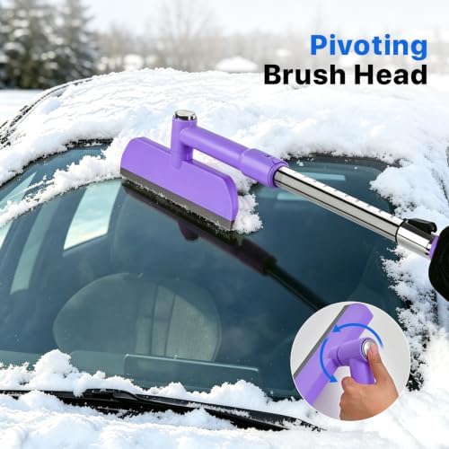 48 in Extendable Snow Brush and Ice Scraper - Image 4
