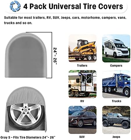 OutdoorLines Waterproof Tire Covers Set of 4 - Image 5