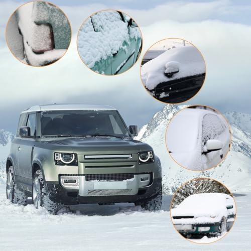 25.5" Car Snow Brush and Detachable Ice Scraper, Snow Shovel - Image 7