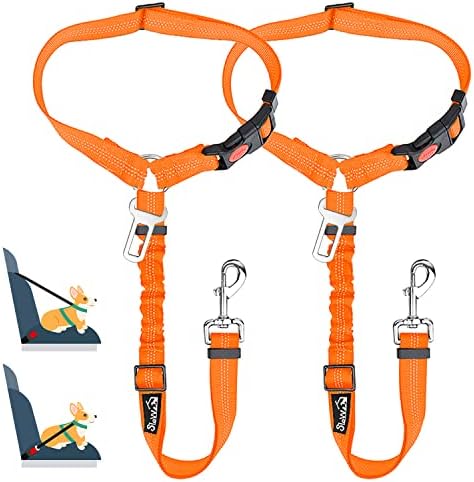 Lukovee Dog Car Seat Belt, 2 Pack, Headrest Restraint by Lukovee