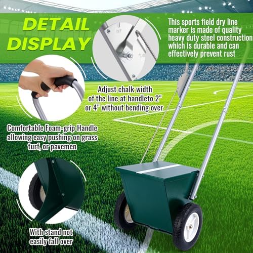 Field Line Chalker for Baseball/Softball – 25LB Capacity - Image 6