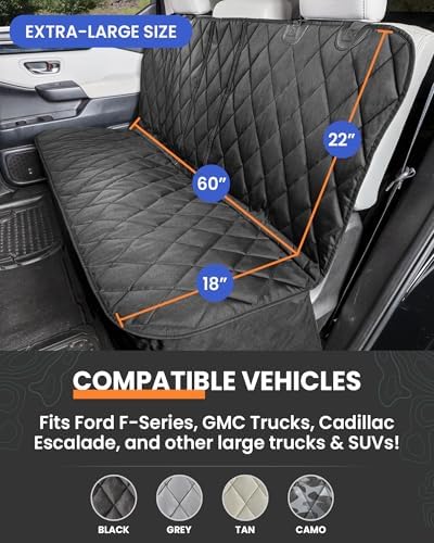 4Knines Dog Rear Seat Cover for Fold Down Seats - Image 2