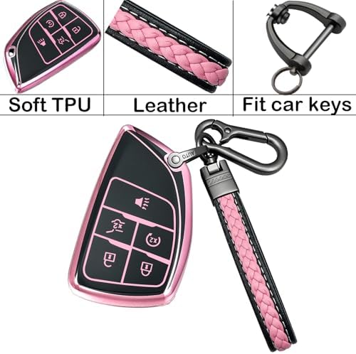 for Chevrolet Key Fob Cover, TPU Protective Key Case - Image 6