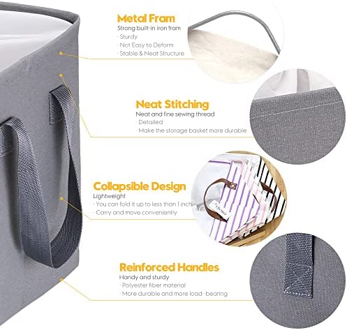 Hinwo 102L XXL Canvas Storage Bin - Image 6