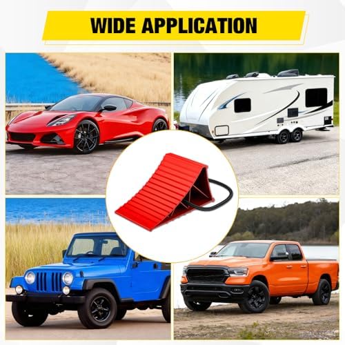 Nilight Wheel Chocks, Heavy Duty Wheel Stopper - Image 7