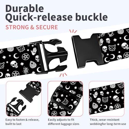 Luggage Strap for Suitcases Adjustable Travel Belt - Image 3