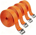 Lashing Straps with Buckles, 1 Inch × 6.7 Feet, Cargo Tie-Down Strap by FocusonMatchaWhiskSet