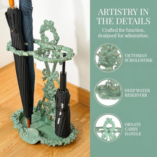Sungmor Cast Iron Umbrella Stand - Image 6