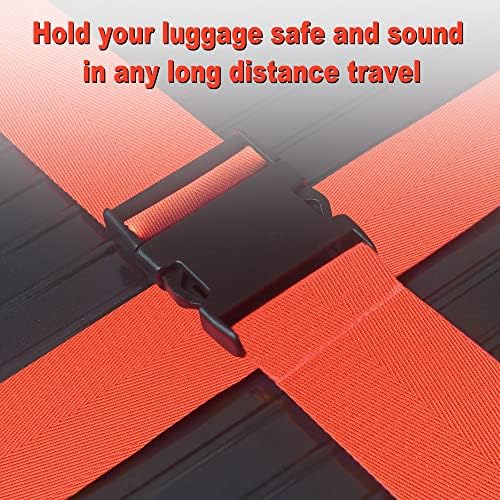 Chelmon Luggage Straps for Suitcases TSA Approved Travel Essentials 4 Pack - Image 4