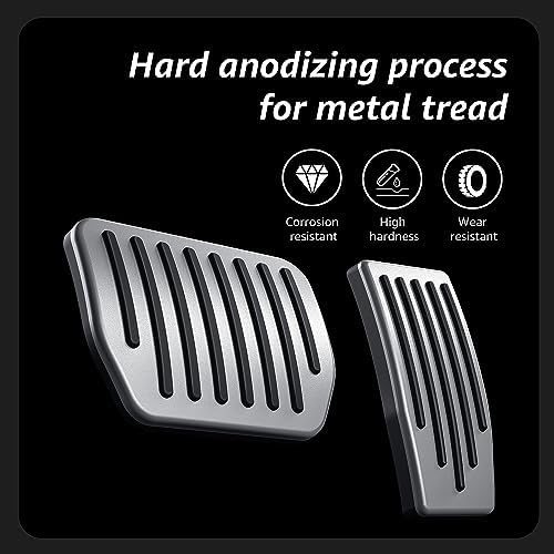 Topfit for Tesla Performance Pedal Pads Cover Foot Aluminum Non-Slip Pedals for - Image 3