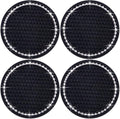 4PCS Bling Cup Holder Coaster, 2.75 Inch Auto Car Cup Holder Insert Coasters by MEAJOO