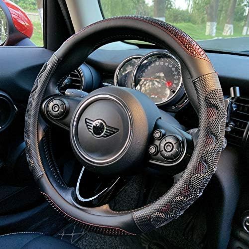 PINCTROT Small Size 14In Round Steering Wheel Cover Great Grip by PINCTROT