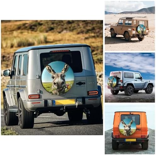 Donkey Spare Tire Cover Waterproof Wheel Cover 17 Inch Universal Fit - Image 4