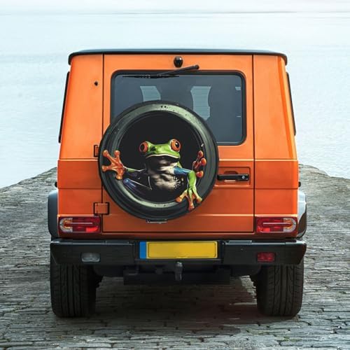 Spare Tire Cover Frog Wheel Tire Cover Waterproof Sun Protection Universal Fit - Image 6