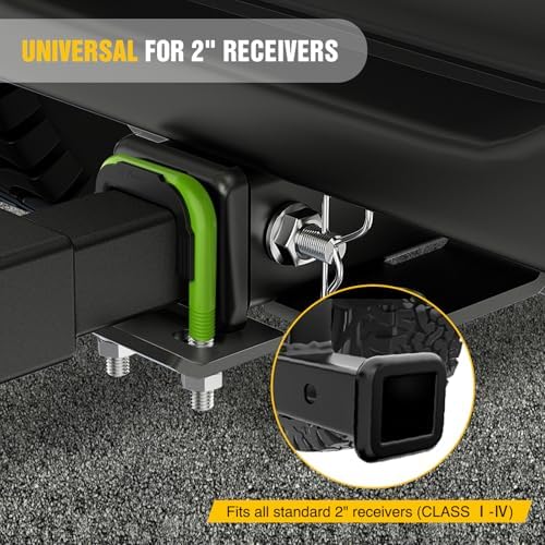 Nilight Trailer Hitch Tightener Anti-Rattle Green U-Bolt - Image 6