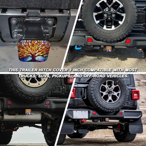 2" Trailer Hitch Cover Rubber Receiver Tube Cap Trailer Hitch Covers - Image 5
