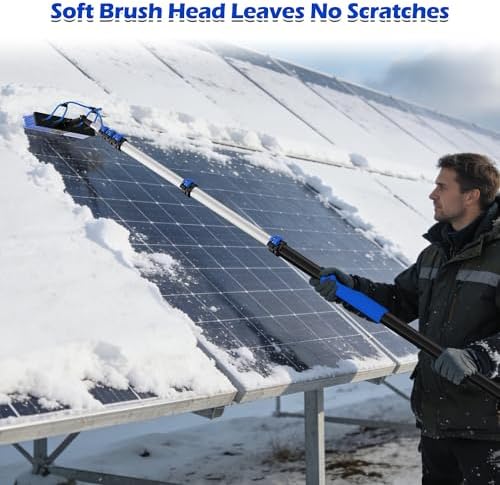 25 FT Reach Solar Panel Cleaning Brush Kit - Image 4