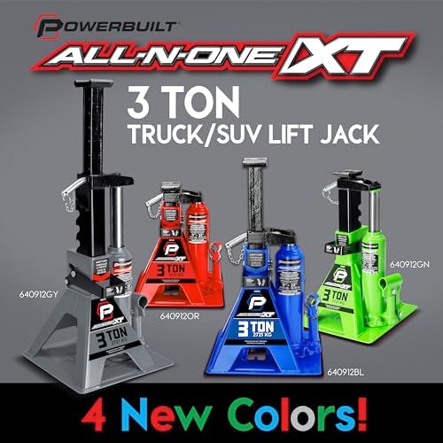 POWERBUILT 3 Ton All-in-One Hydraulic Bottle Jack and Jackstand in One - Image 6