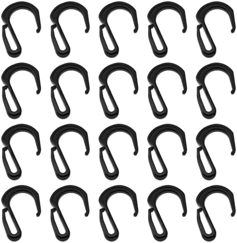 20 Pack Plastic S Hook Clips for Cargo Net - Image 3