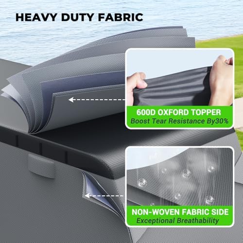 RV Cover 26-28ft: Extra Thick 9 Layers Travel Trailer Cover Unique 600D Oxford - Image 4