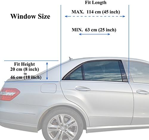 TFY Universal Car Side Window Sun Shade - Image 3