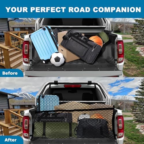 Cargo Net for Pickup Truck Bed, Highly Elastic Truck Bed Cargo Net, Cargo Mesh - Image 6