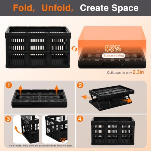 Citylife 3PC 45L Collapsible Storage Bins - Image 6