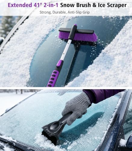 41" Extendable Snow Brush for Car - Image 2