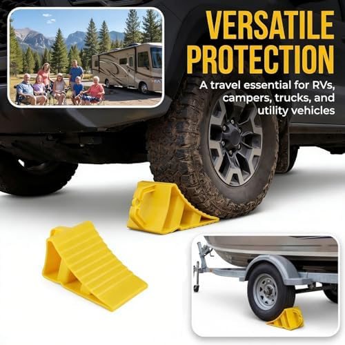 Covzoe 4 Pack Wheel Chocks - Image 5