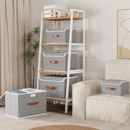 Yawinhe Collapsible Storage Boxes, 10.2x7.9x6.7in - Image 2