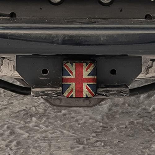 Swono Towing Hitch Cover UK Flag, Vintage United Kingdom British Flag Trailer - Image 5
