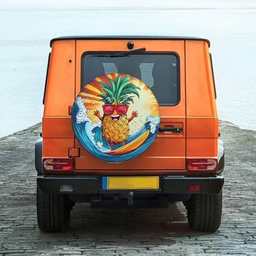 Spare Tire Cover for RV Camper, Funny Pineapple Tire Cover Protectors, - Image 3