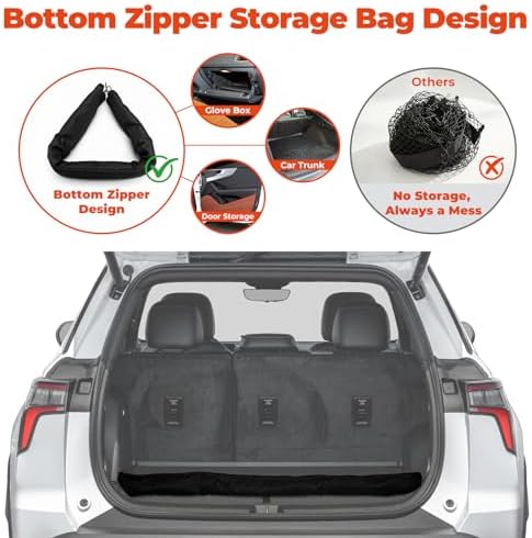 3-Layer Cargo Net for Honda CR-V 2017-2026, Zoned Storage Trunk Net - Image 4