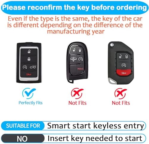 for Jeep Key Fob Cover with Keychain Soft Full Protection Key Shell Compatible - Image 2