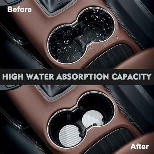 2 Pack Car Coasters for Cup Holders, Cute Car Accessories Interior - Image 2