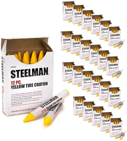 Steelman Yellow Tire Marking Crayons - Image 5