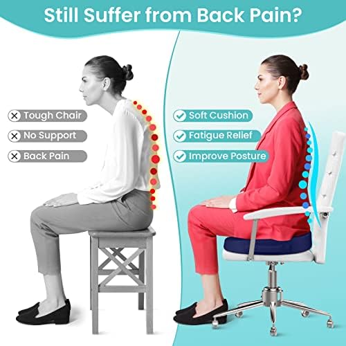Gel Seat Cushion, Cooling Memory Foam Cushion - Image 5