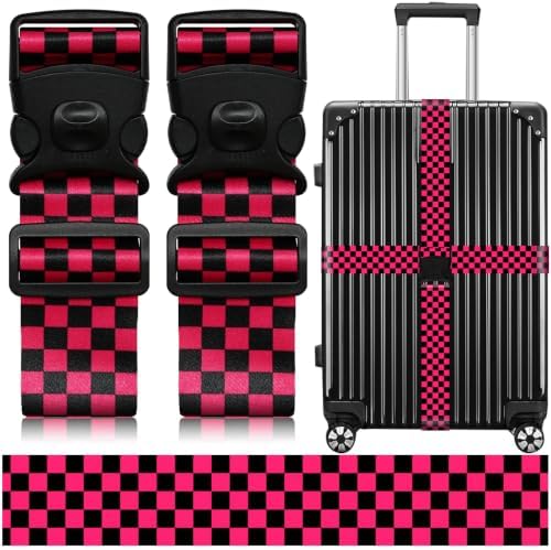 Luggage Straps for Suitcases, Travel Adjustable Belt by ZHOMA