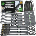 Rhino USA Ratchet Straps Tie Downs - 1in x 15ft by RhinoUSAInc