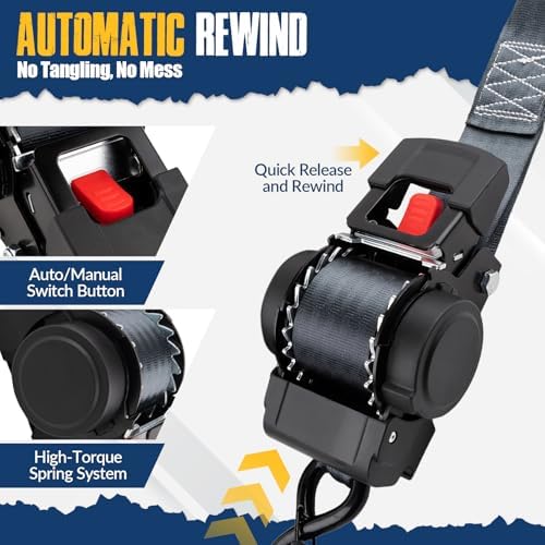 Fight Free Retractable Ratcheting Straps - Image 2