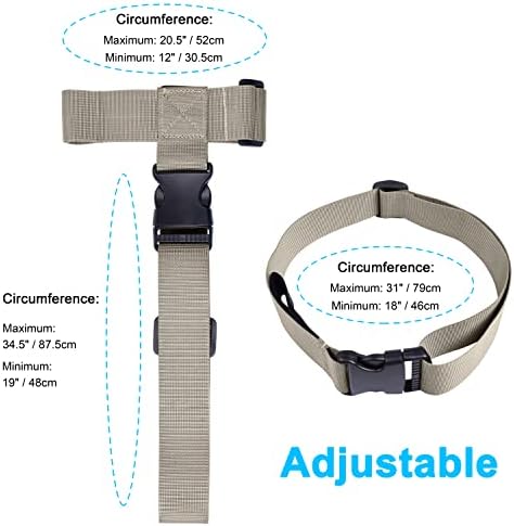 Wisdompro 2 Pack Add a Bag Luggage Strap, Luggage Connector Straps - Image 3