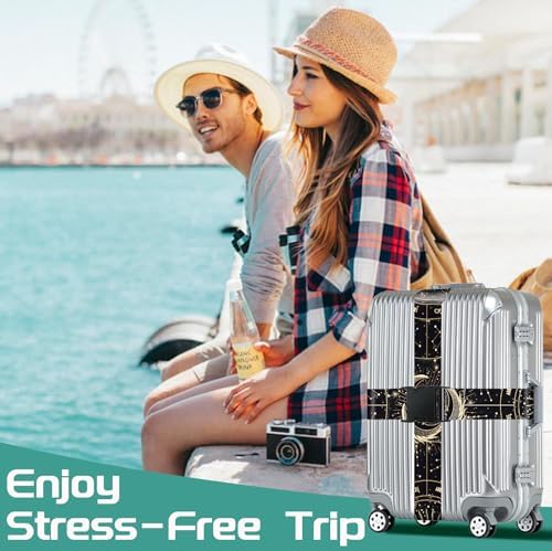 Slohif Luggage Straps for Suitcases Travel Belt Accessories Luggage Connector - Image 7