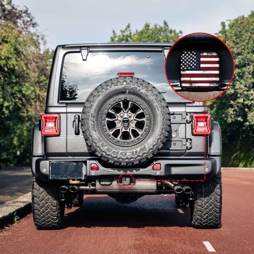 Retro American Flag Tow Hitch Covers Heavy Duty Rubber Trailer Hitch Cover 2" - Image 6