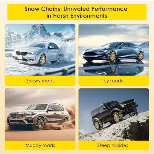Qoosea Snow Chains 12 Pack Tire Chains - Image 6