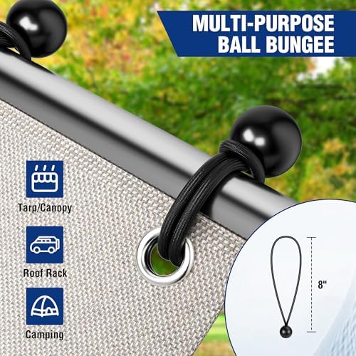 WORKPRO Bungee Cords with Hooks, 30-Piece Heavy Duty Outdoor Bungee Strap - Image 6