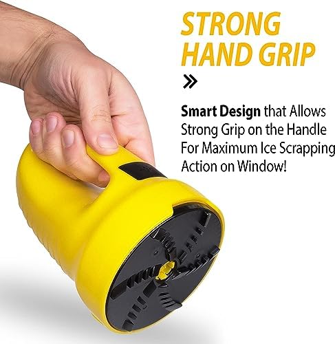 ZONETECH Electric Snow Ice Scraper USB Rechargeable 2-Pack - Image 4